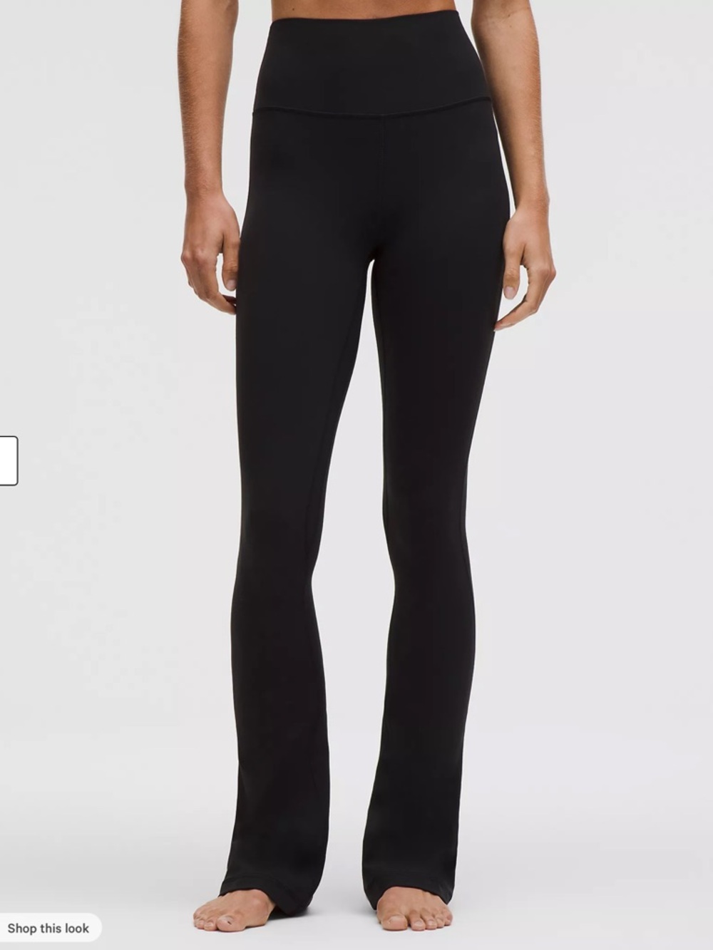 lululemon athletica Black High-Waist Flare Leggings